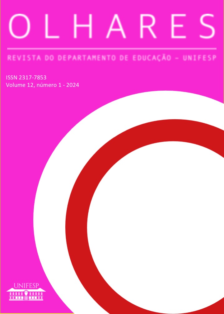 					Visualizar v. 12 n. 1 (2024): Revista Olhares - UNIFESP - Publicação contínua (continuous publishing)
				