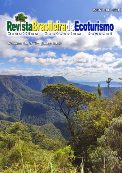                    Visualizar v. 16 n. 3 (2023): Dossiê: Desafios e perspectivas das parcerias para o lazer e o turismo em áreas protegidas
                