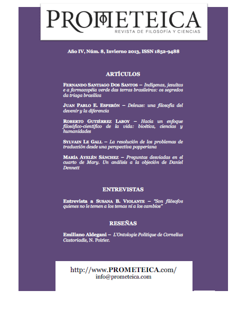 Prometeica - Año IV nº 8