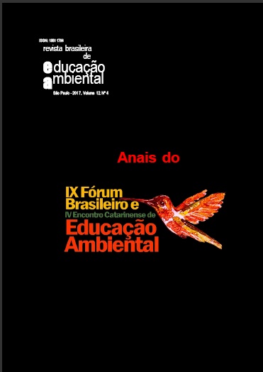 					Visualizar v. 12 n. 3 (2017): ANAIS DO IX FÓRUM BRASILEIRO DE EDUCAÇÃO AMBIENTAL
				